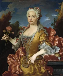 Porträt von Barbara von Portugal (1711-1758)